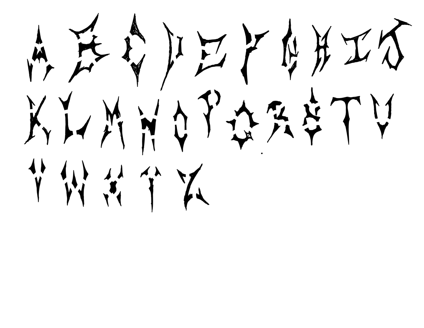 Tattoo letter