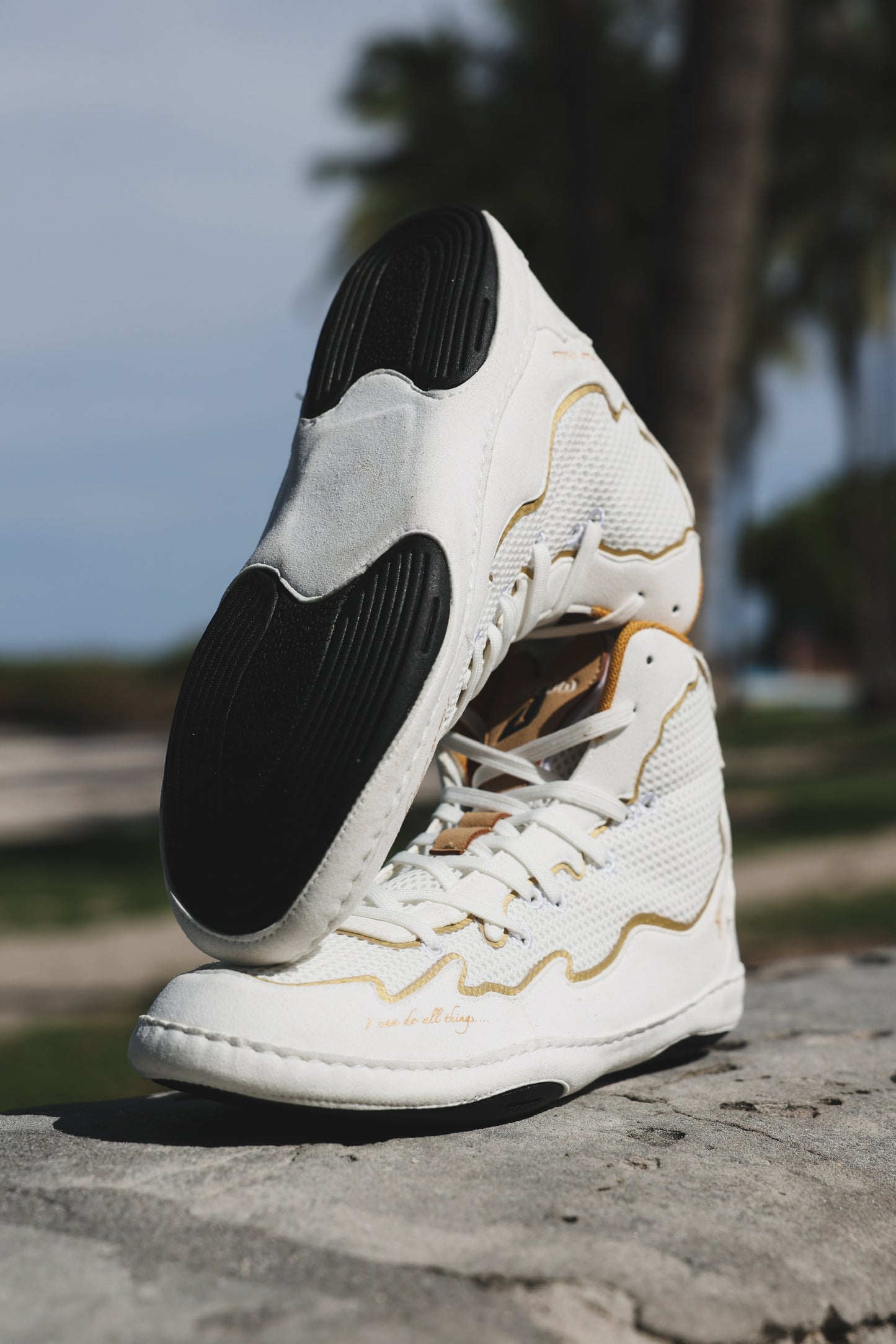 Georgio Poullas X Scavangers White/Gold