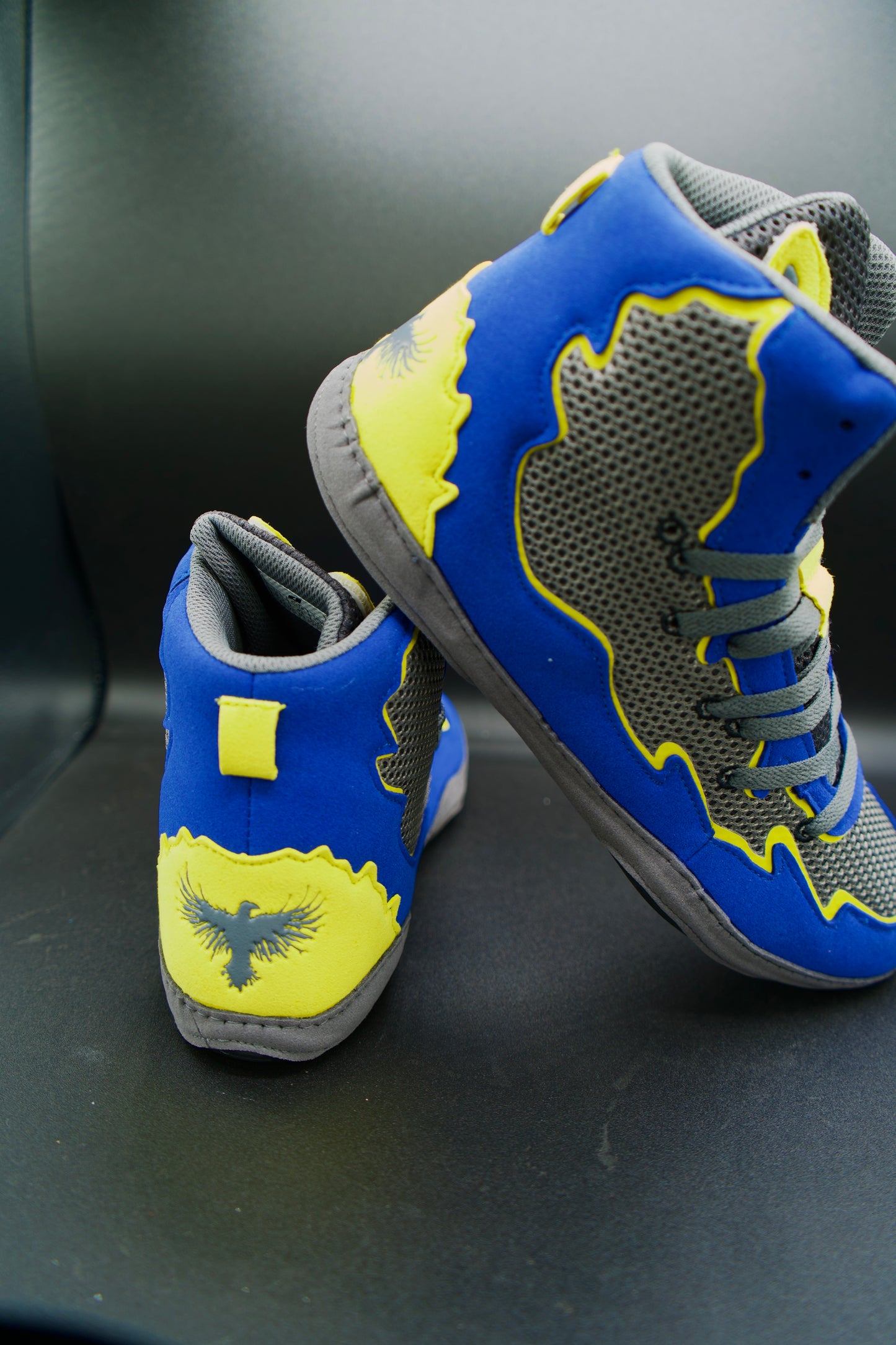 Blue/Yellow Scavengers Wrestling Shoes