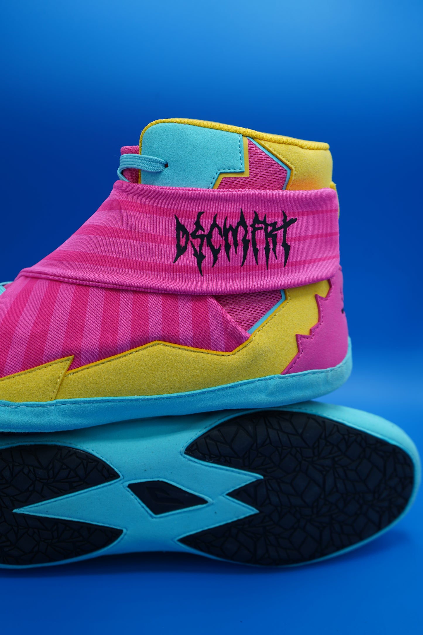 Cross-Face Wrestling Shoes