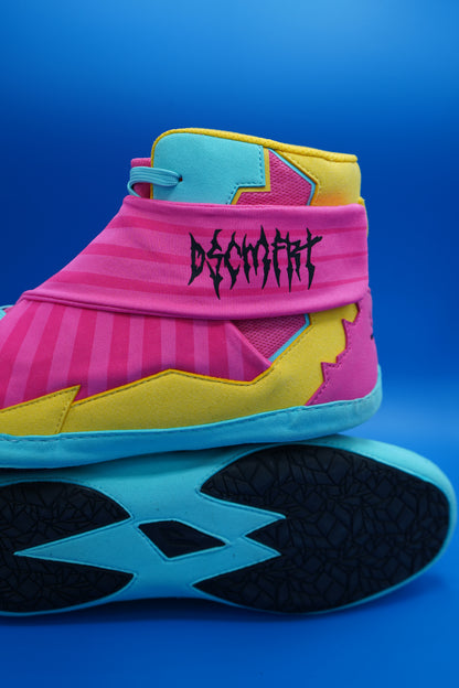Cross-Face Wrestling Shoes