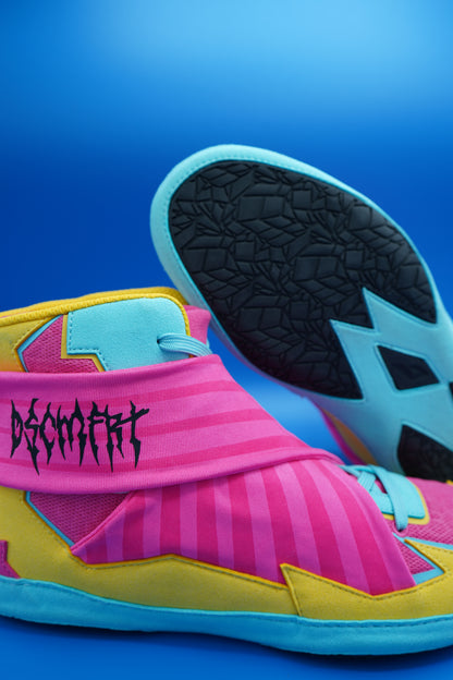 Cross-Face Wrestling Shoes