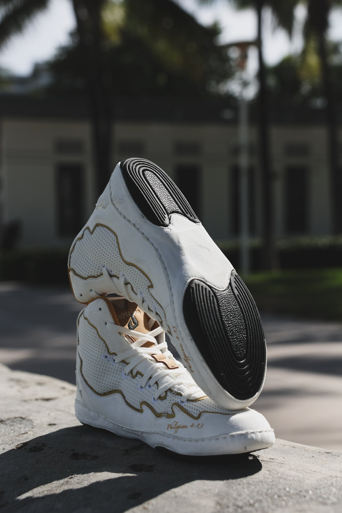 Georgio Poullas X Scavangers White/Gold