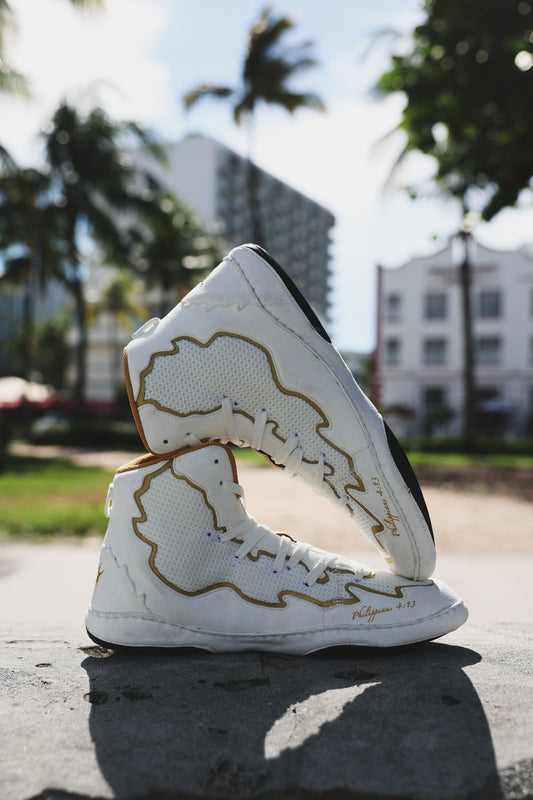 Georgio Poullas X Scavangers White/Gold