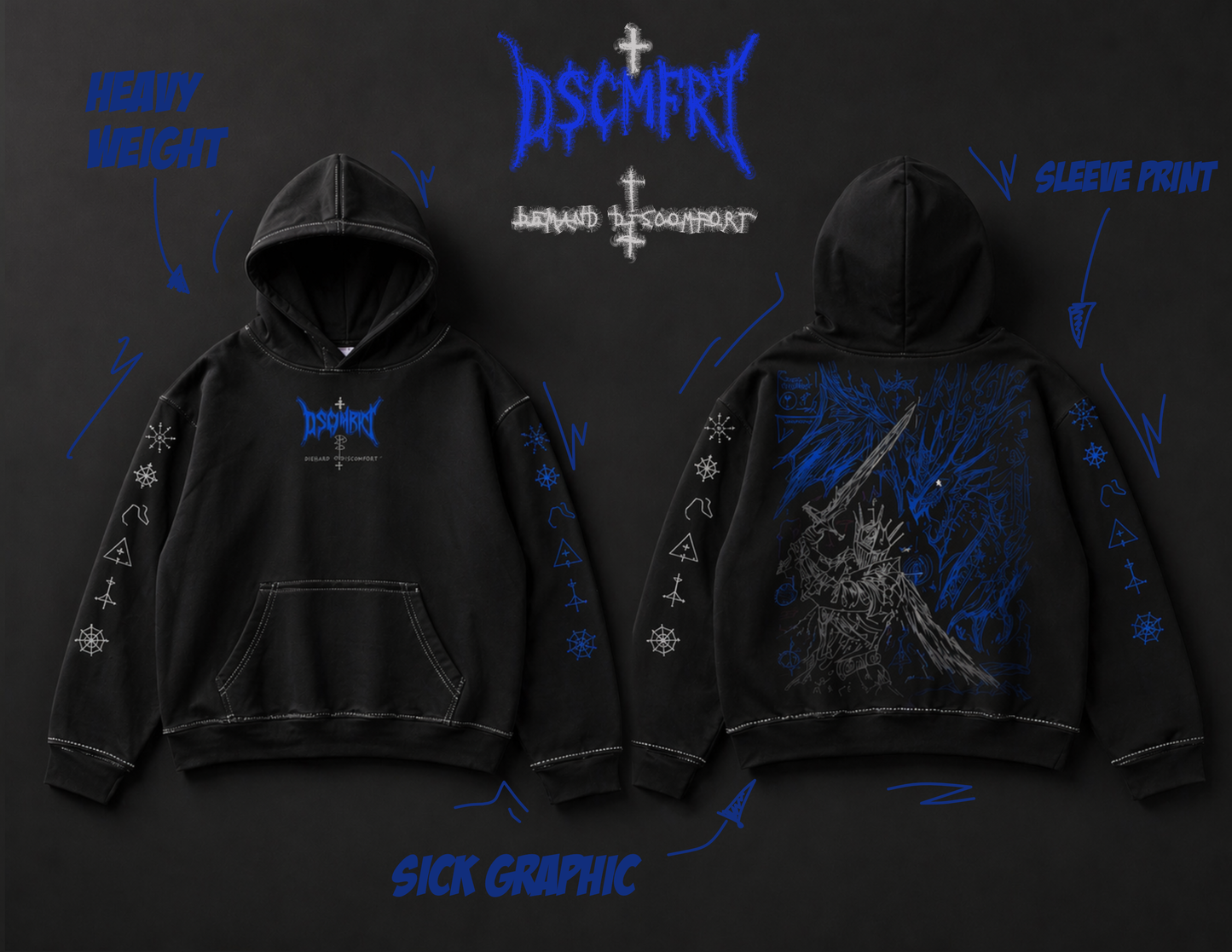 Knight vs Dragon Hoodie