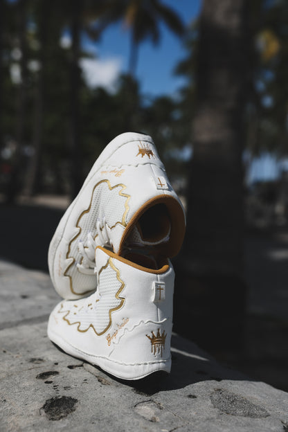 Georgio Poullas X Scavangers White/Gold