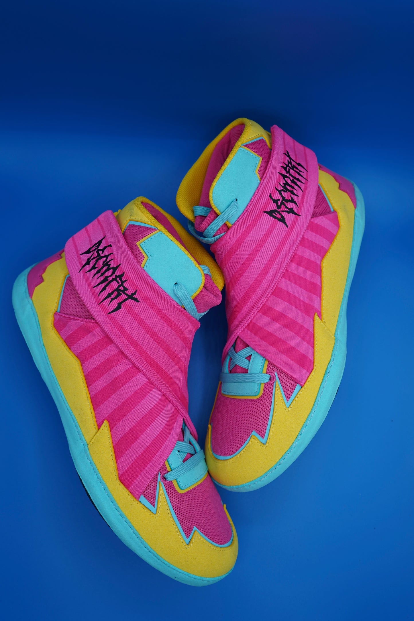 Cross-Face Wrestling Shoes