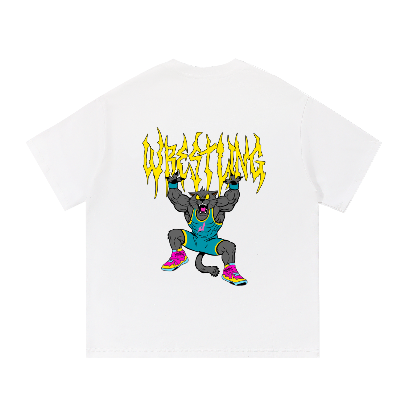 Jacked Cat Oversized T