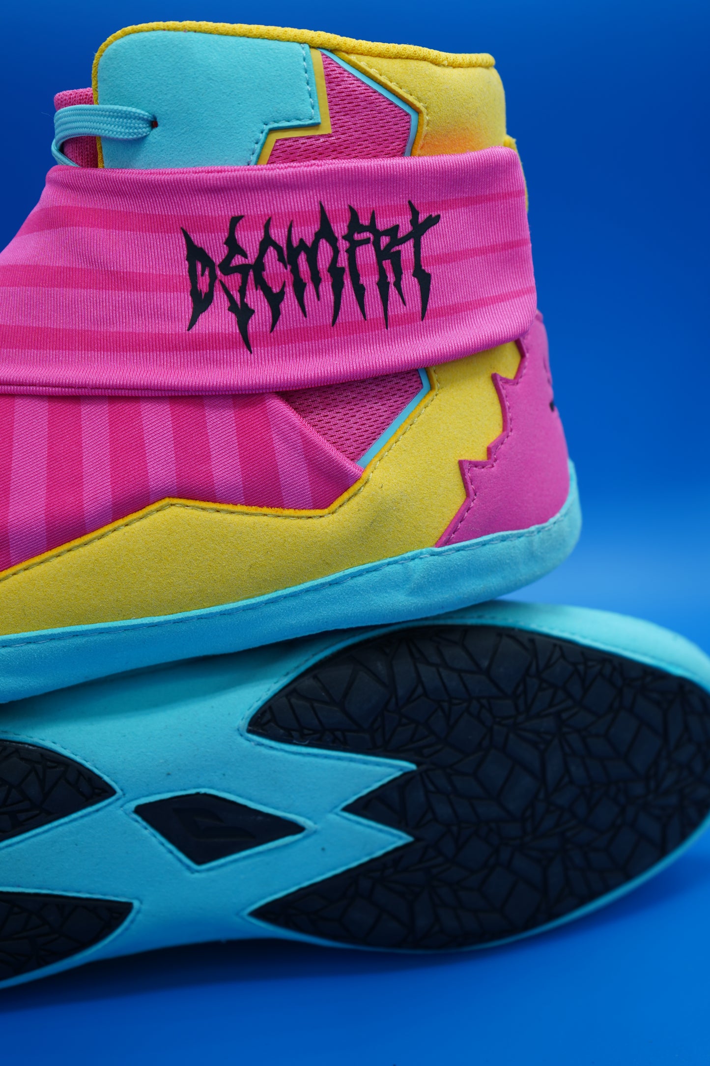 Cross-Face Wrestling Shoes