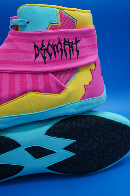 Cross-Face Wrestling Shoes