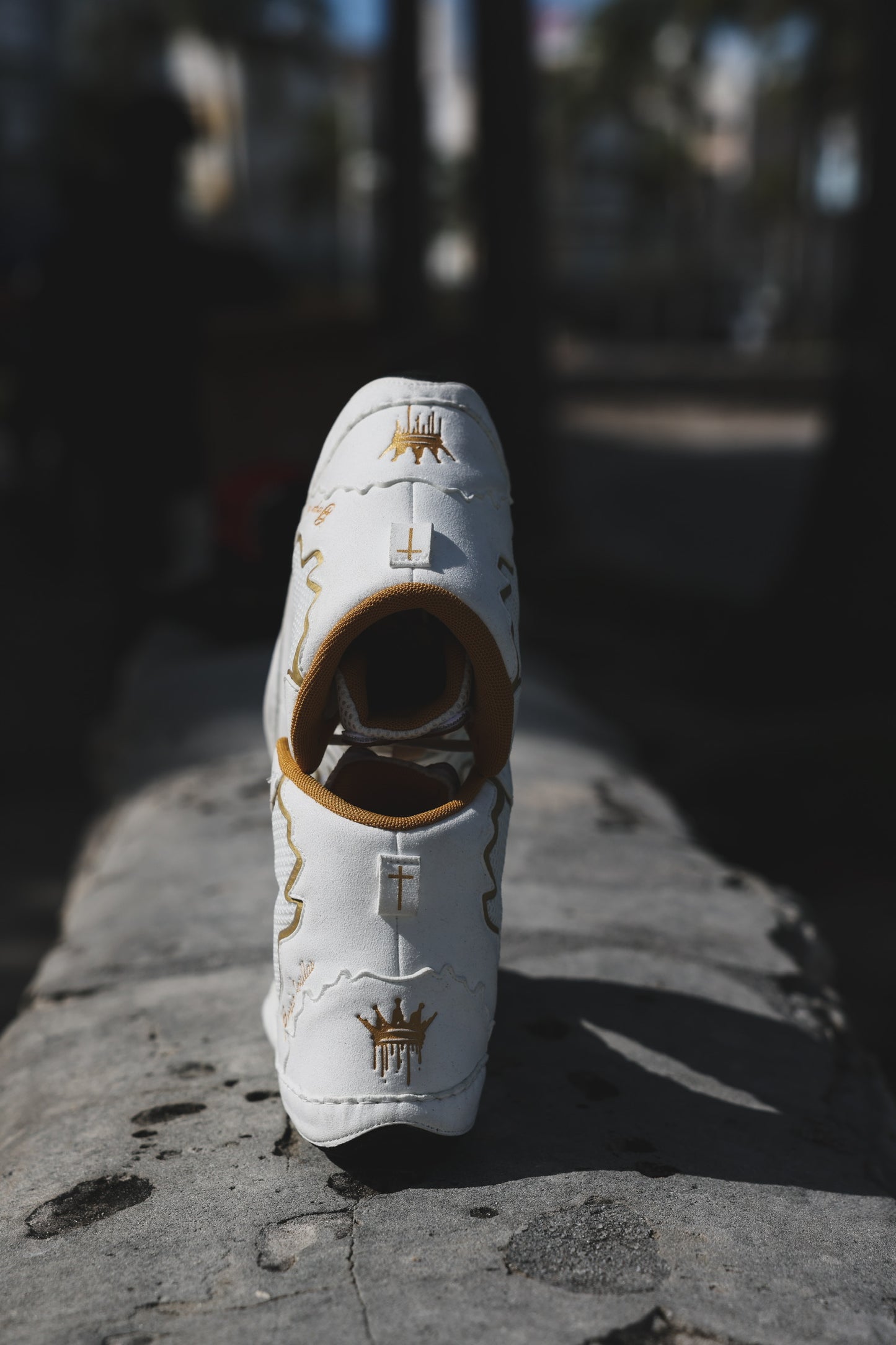 Georgio Poullas X Scavangers White/Gold