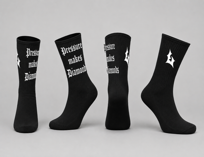2 Pack “Pressure Makes Diamonds” socks