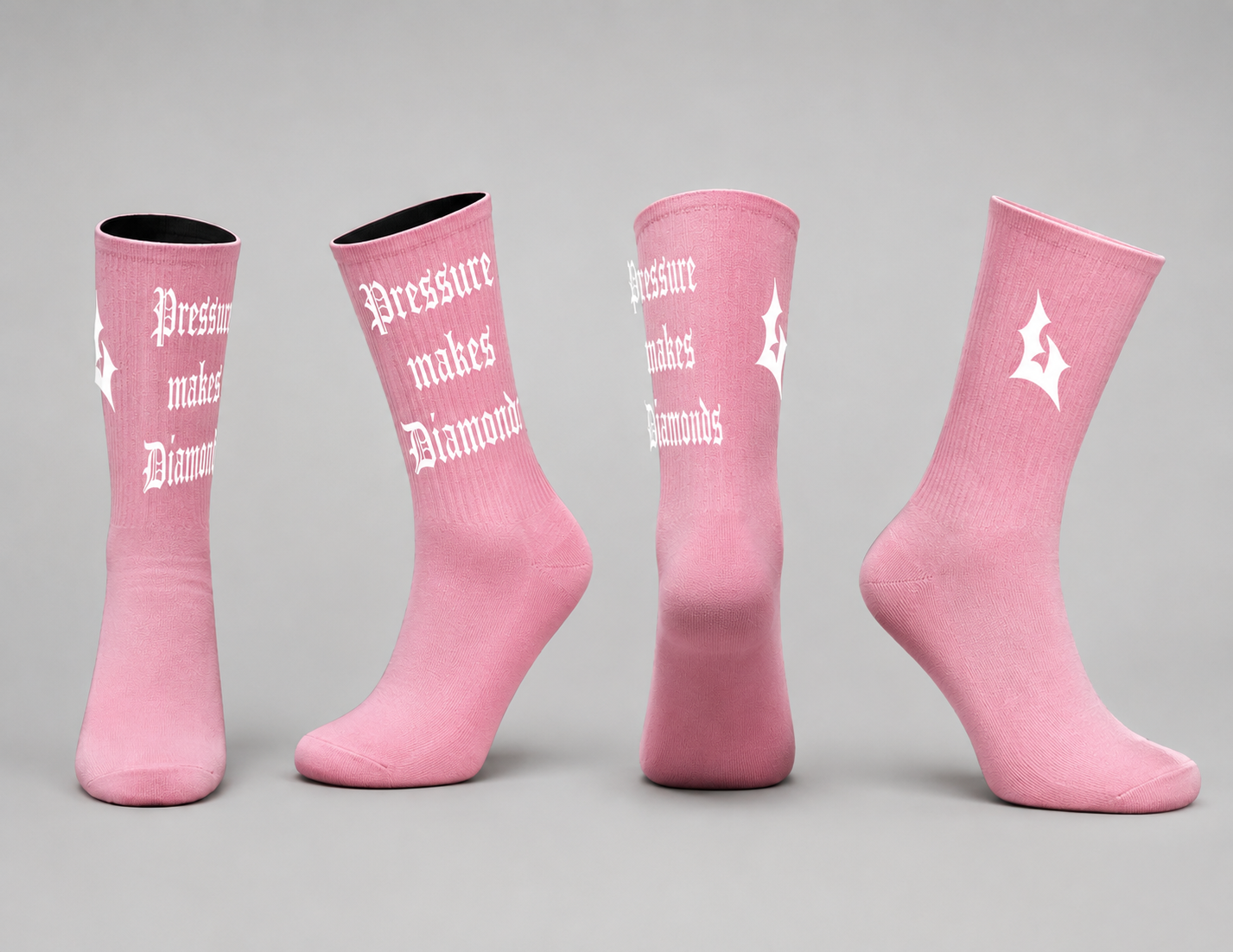 2 Pack “Pressure Makes Diamonds” socks