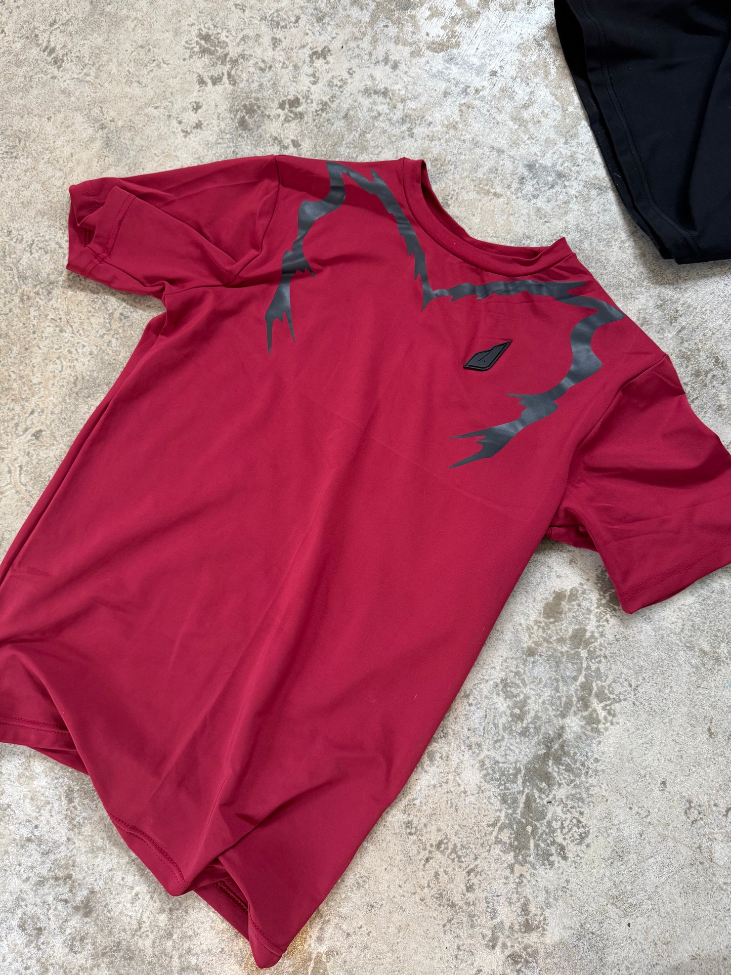 Maroon Compression T-shirts