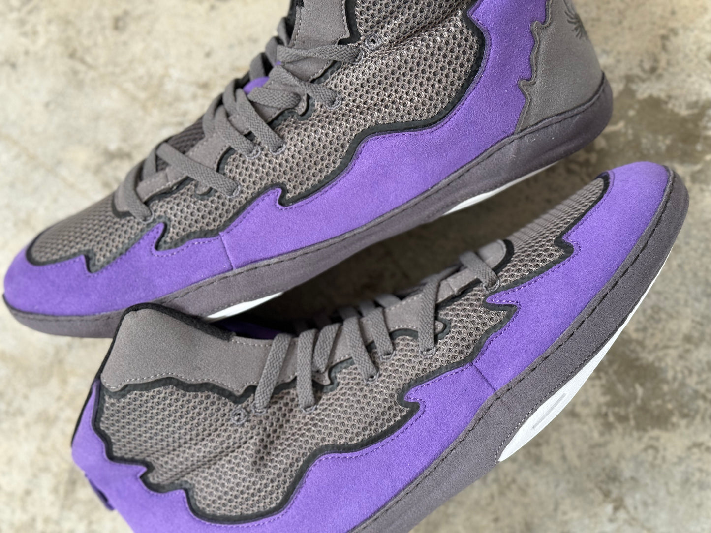 Purple/Dark Grey Scavengers Wrestling Shoes